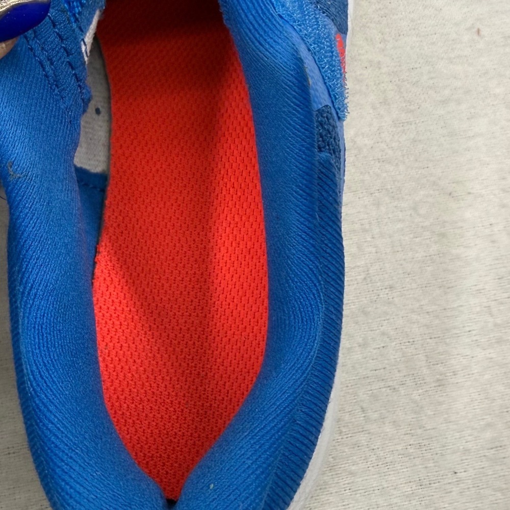 Nike Kids Revolution 12.5C Kids Sneakers Blue/Crimso Brand New Strap Unisex - Picture 7 of 9